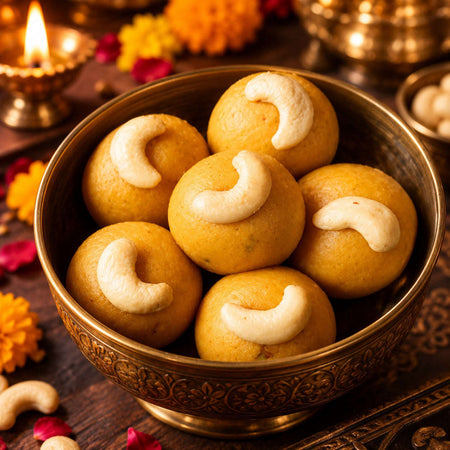 Besan Ladoo Per Piece Chav Maharashtrachi