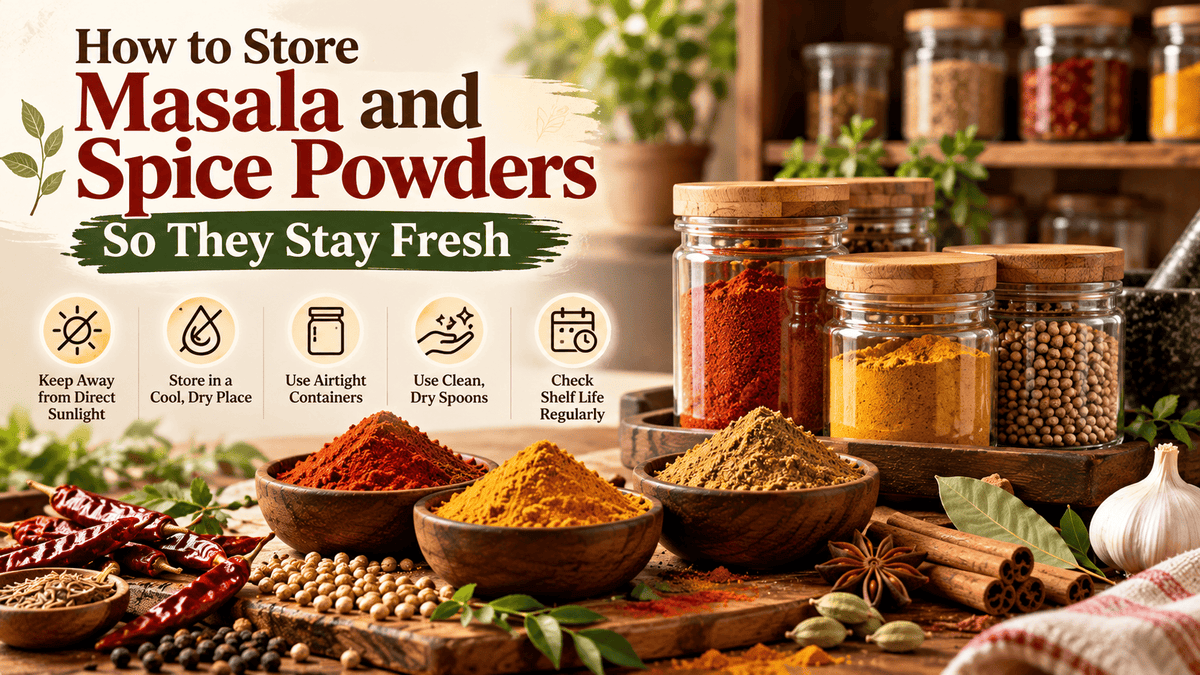 How to Store Masala and Spice Powders So They Stay Fresh