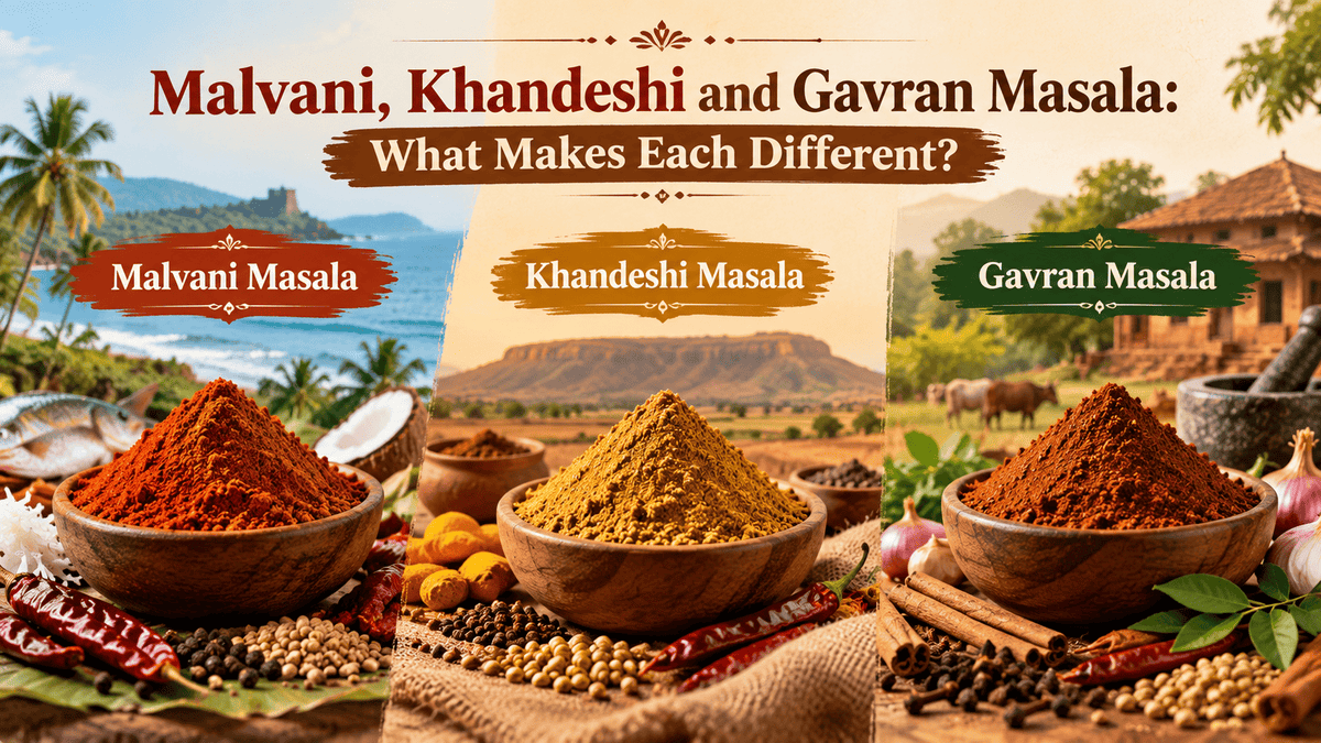 Malvani, Khandeshi and Gavran Masala: What Makes Each Different?