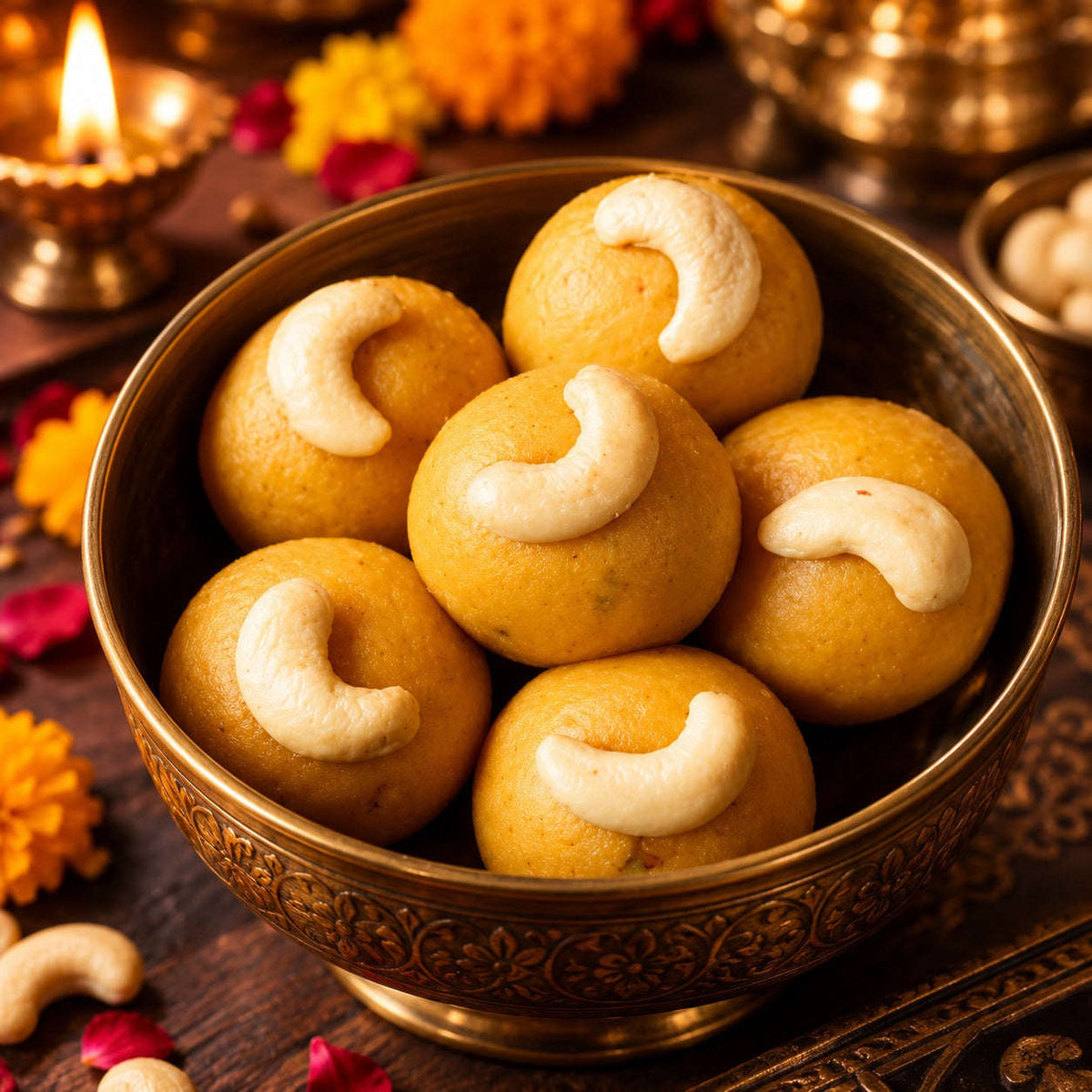 Besan Ladoo Per Piece Chav Maharashtrachi