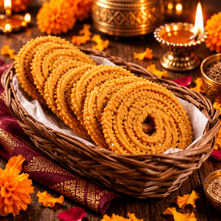 Bhajani Chakali 250 gm Chav Maharashtrachi