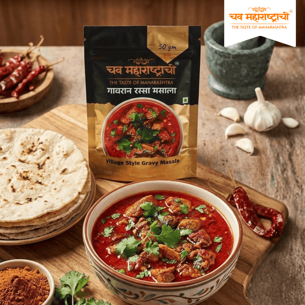 Gavran Rassa Masala 50gm Chav Maharashtrachi
