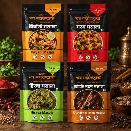 Maharashtrian 4 Masala Combo Chav Maharashtrachi